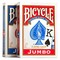 Bicycle Jumbo Index 88 Playing Cards, Red and Blue Rider Back 2 Pack